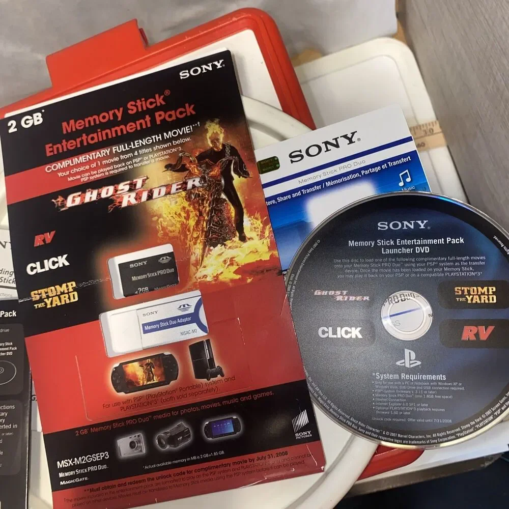PS3 Sony Ghost Rider Promo 2GB Memory Stick PRO Duo MSX-M2GSEP3